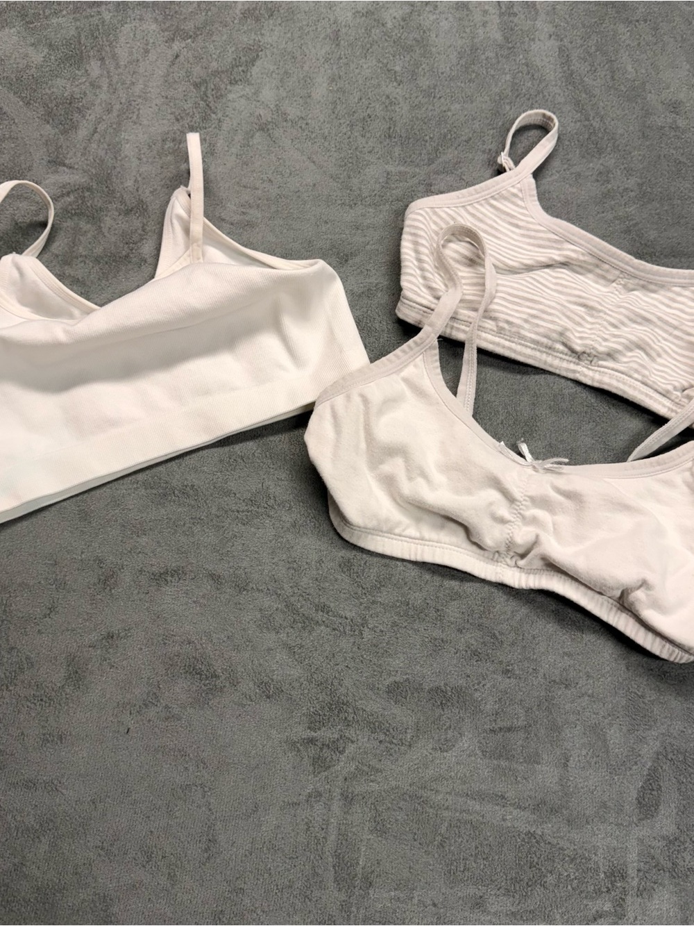 🔥 Closet Sale — 3 for $25 / 5 for $40 - Joe Fresh White  Bralette Set of 3
